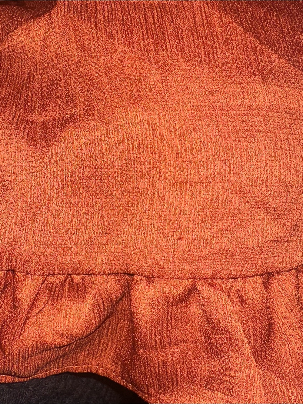 Rust Ruffle Sundress - Picture 4 of 4